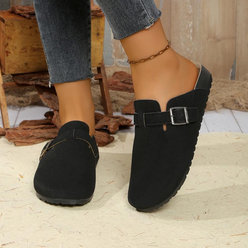Women’s Closed-Toe Slip-On Birkenstyle Slide Sandals