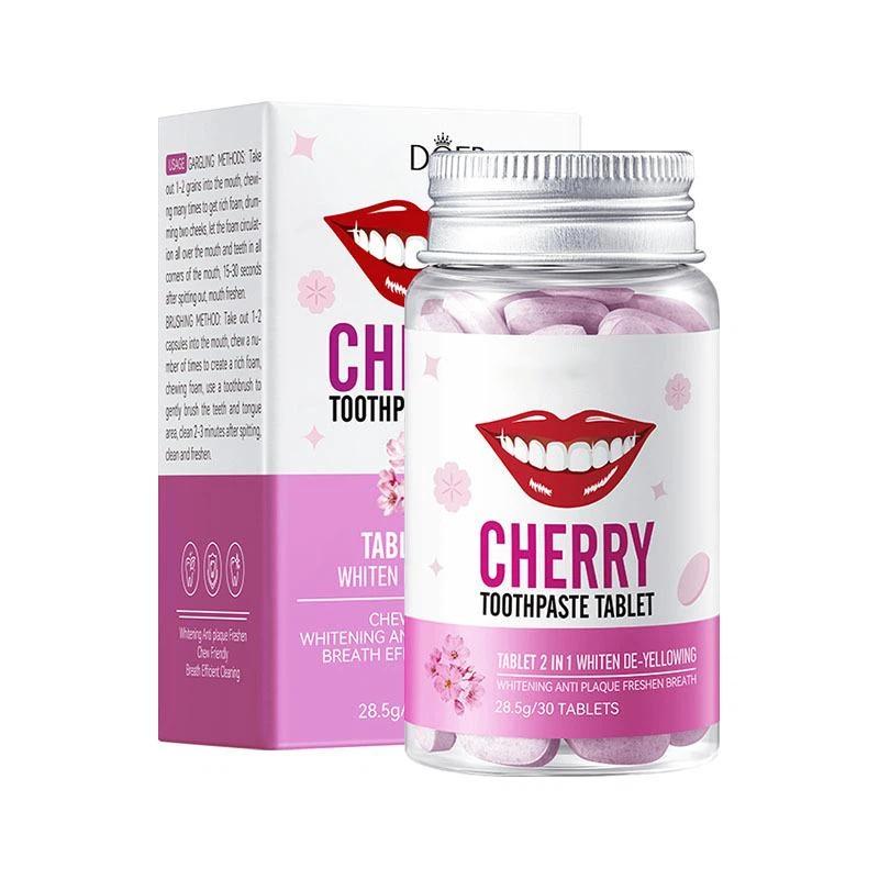 Probiotic Whitening Toothpaste Tablets Natural Teeth Cleaning Stain Removal Oral Care 28.5g/30 Tablets