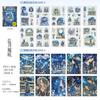 20pcs Dual-Material Die-Cut Sticker Book - Vintage Collage Decals for Journal & Scrapbooking