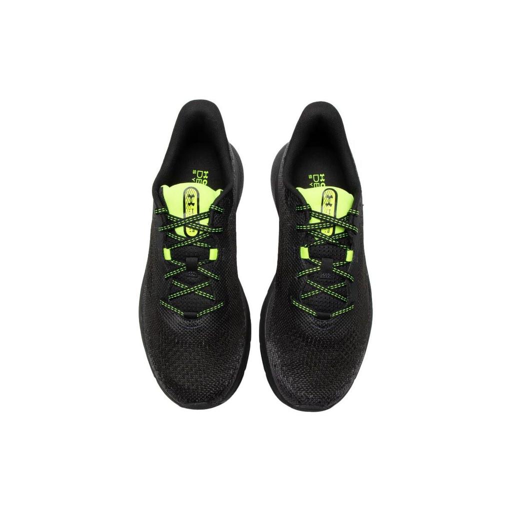 Under Armour HOVR Turbulence 2 Comfortable Breathable Support Low Top Running Shoes Men Sneaker Black 3026520-003