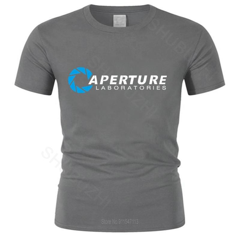 Portal T-Shirt Aperture Laboratories MEN'S The Cake Is A Lie Half Life Unisex Summer Tshirt New Cotton Tee-shirt Euro Size