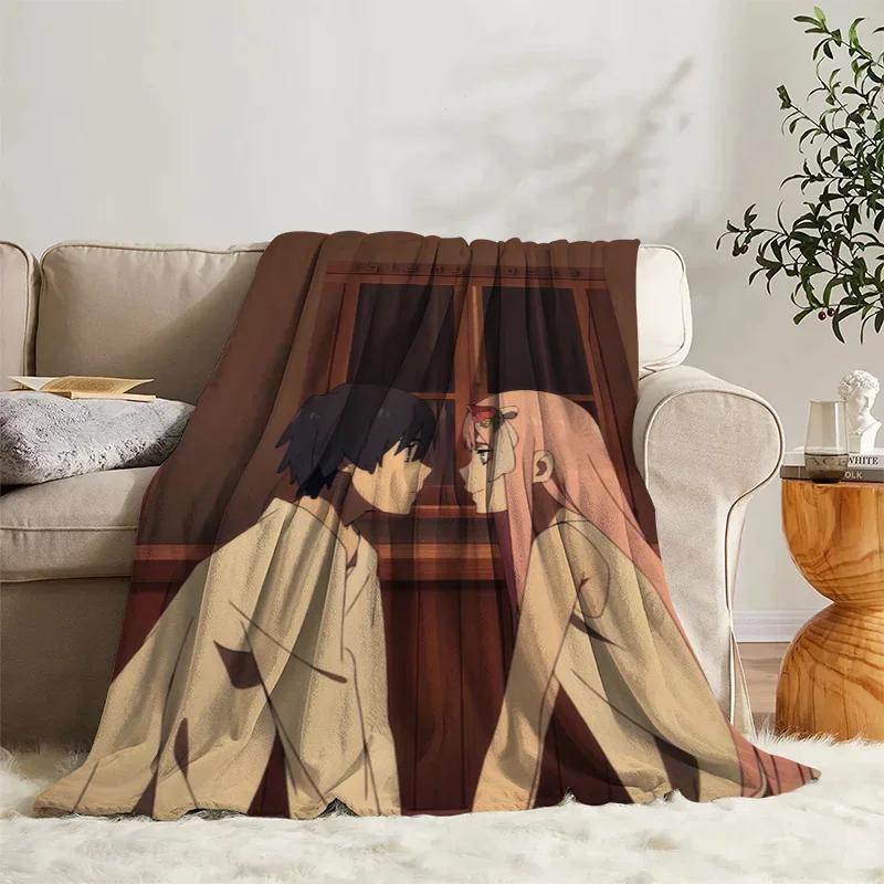 Kawaii Blanket Zero 2 Sofa Camp Nap Bedspread Cozy Flannel Blanket Fleece Home Textile Birthday Gift Blanket Bedroom Decor