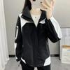 Women's Coat Joker Waterproof Windproof Single Layer Jacket Long Sleeve Zipper Sport Hooded Jackets Outwear