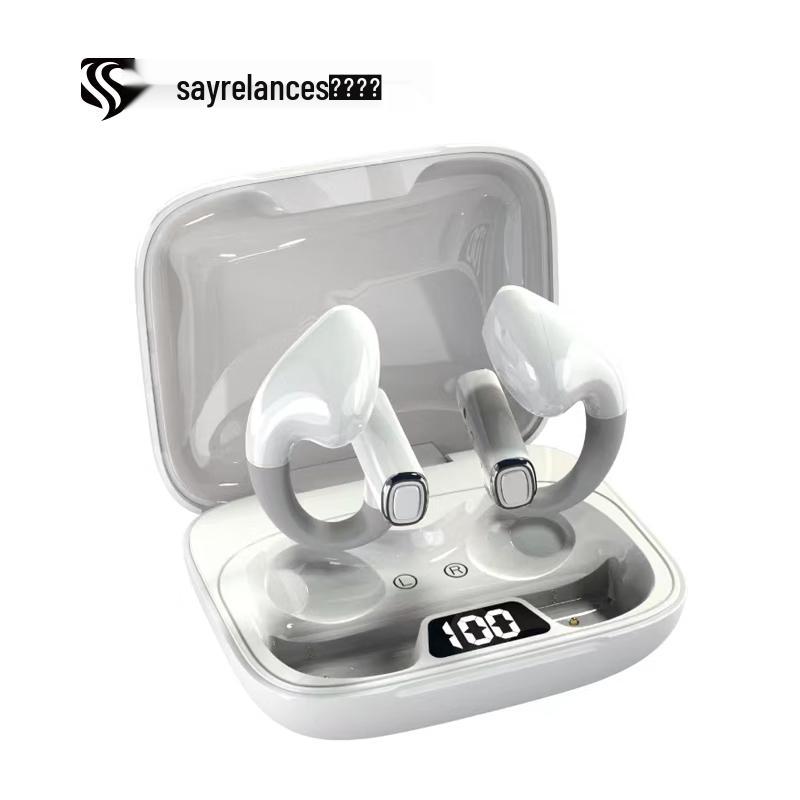 

Sayrelances Sport Noise-Cancelling Half In-Ear Bluetooth Earphones