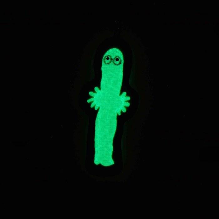 HIGHTIDE MOOMIN Luminous Keyring Nyoro Nyoro Glow-in-the-Dark Keychain White 4.2 X 1.3 X 9.7 Cm