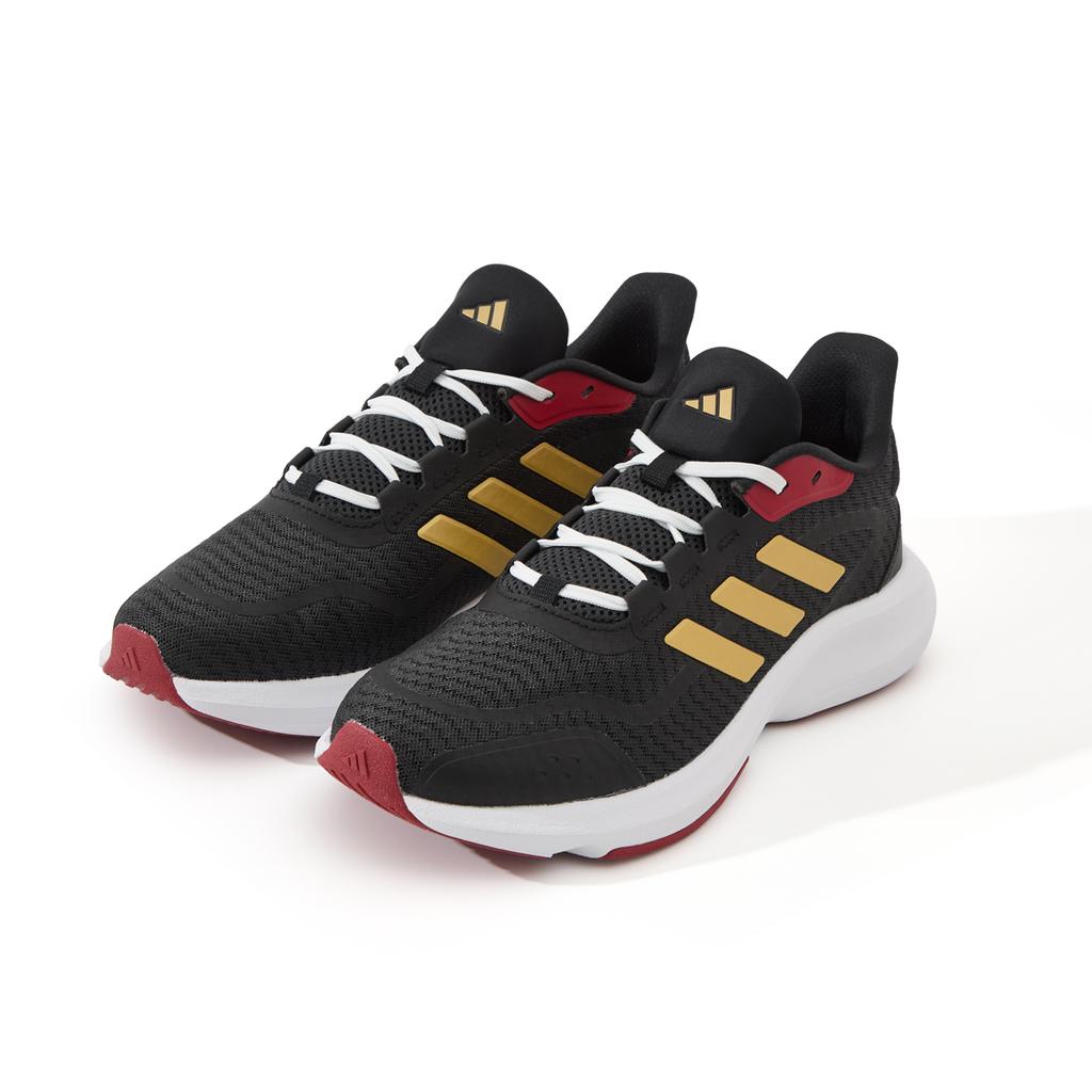adidas Zapatillas Deportivas Casuales de Caña Baja Resistentes a la Abrasión Antideslizantes Esenciales para Todo el Día Unisex Negro Dorado JQ1167