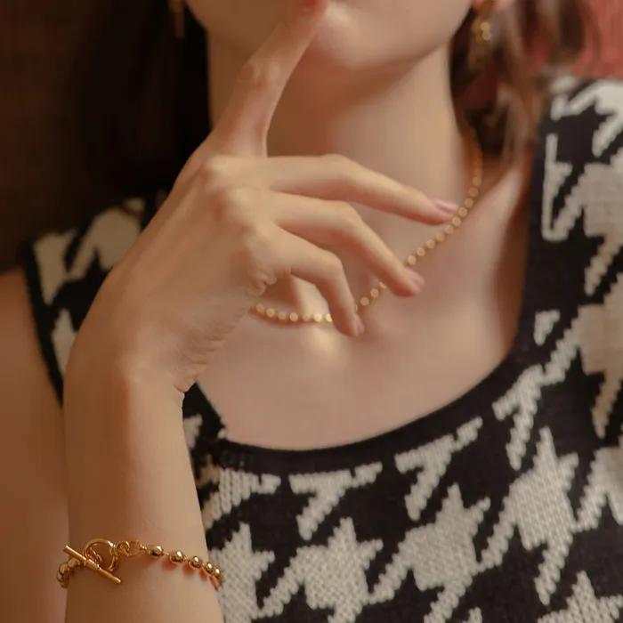 Exclusive Special Price_Oval Ball Chain Medium Bracelet SHBR0011