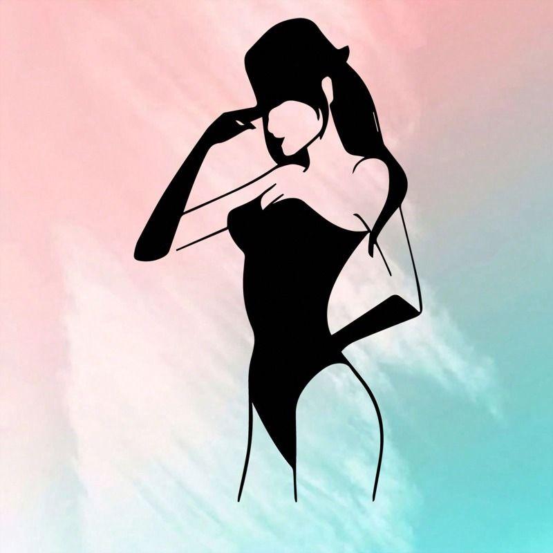 Wall Art Metal Cat Silhouette Sculpture Home Decor Gift