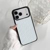 Fresh Light Colored Stripes Phone Case For Iphone 17 Air 16 15 14 11 13 12 Pro Max Anti-Fingerprint Protective Minimalist Cover