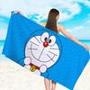 Doraemon Machine Cat Printed Beach Towel Microfiber Towel For Children/Adults Quick Drying Water Absorbing Swimming Pool Towel