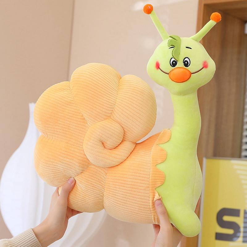 25CM/40CM/50CM Cartoon Snail Plush Toys Cushion Fancy Pillow Stuffed Soft Animal Sofa Home Car Decor Gifts