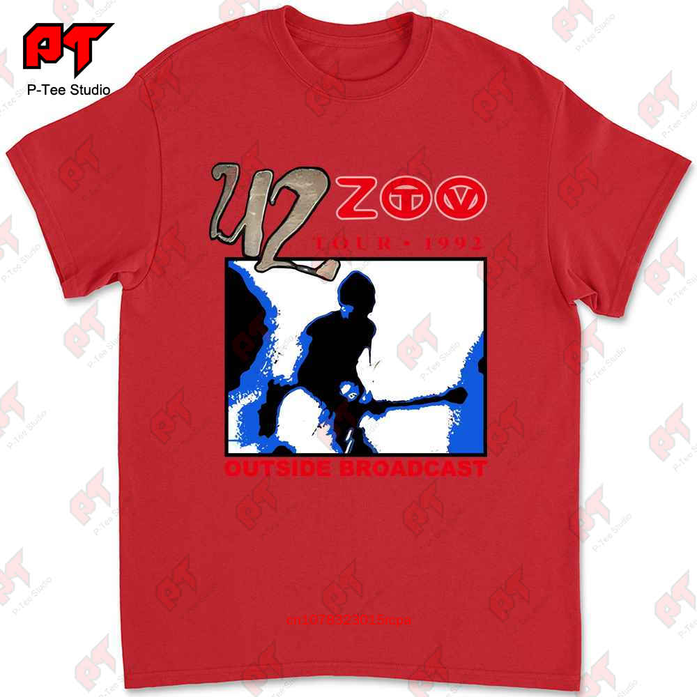 

U2 Zoo Tv Tour 1992 T Shirt Outside Broadcast Rock Band Concert AWVK S