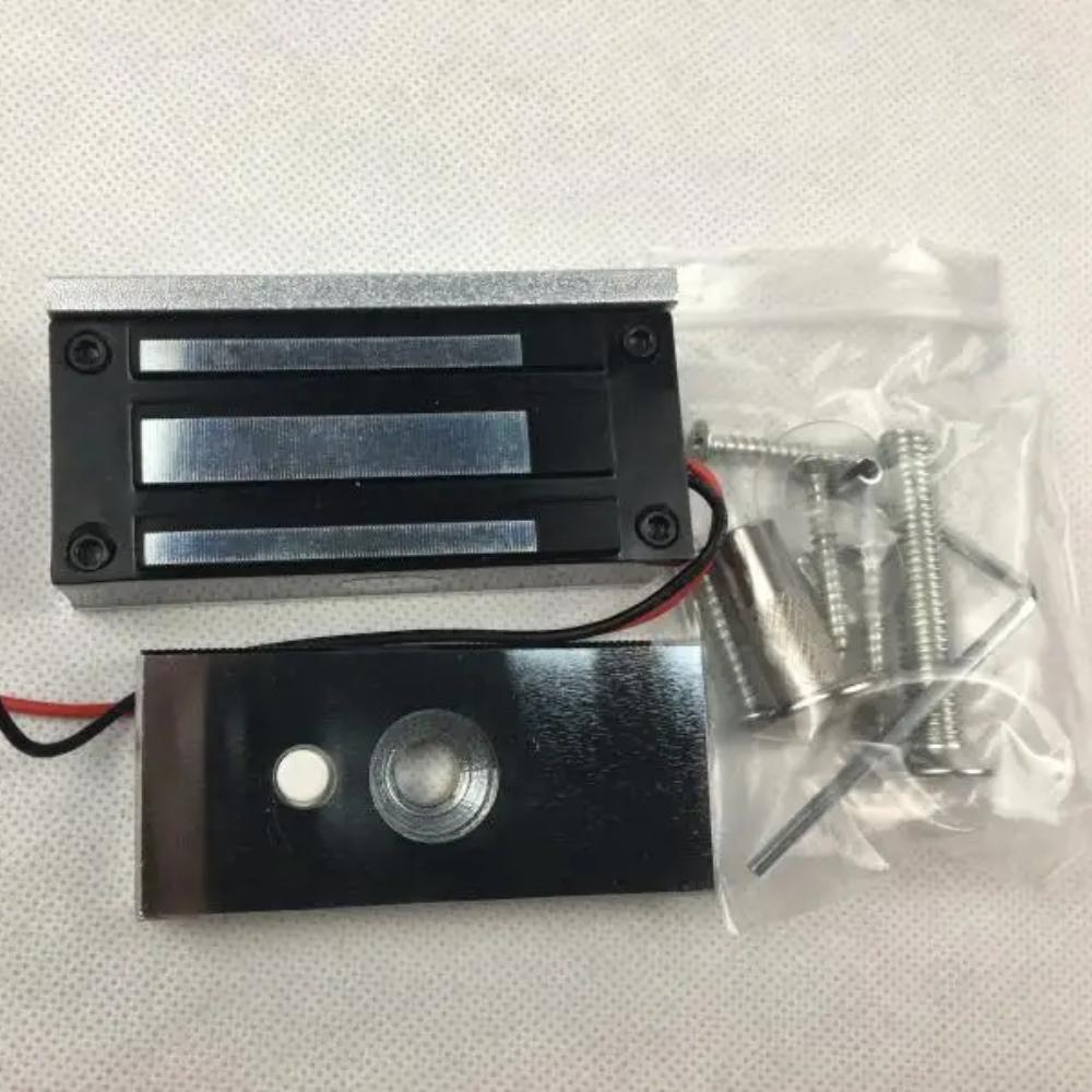 Încuietoare magnetică electronică de 12V 60kg, încuietoare EM de siguranță, forță de menținere electromagnetică pentru acces la ușă