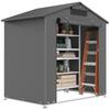 6 X 4 Ft Outdoor Garden Storage Shed Waterproof Bike Tent With Vent And Roll Up Zipper Door