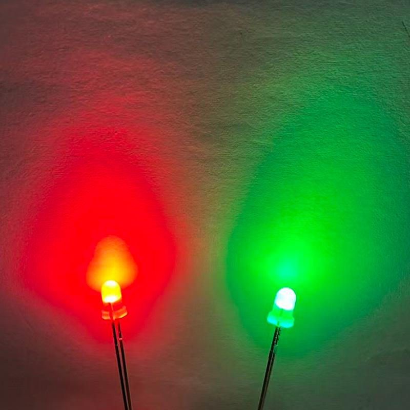 5mm Dual-Color Stepless 2-Pin LED Diode - Red/Green & Red/Blue
