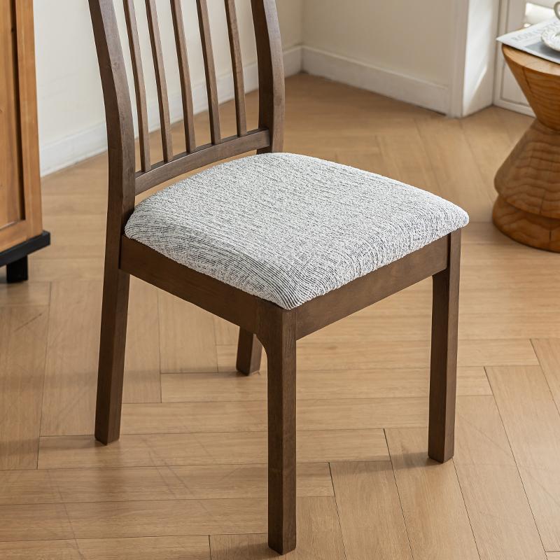 1/2/4/6PCS Elastic Jacquard Chair Cover Thicken Chenille Fabric Dust-proof Durable Dining Table Chair Protector Home Hotel Decor