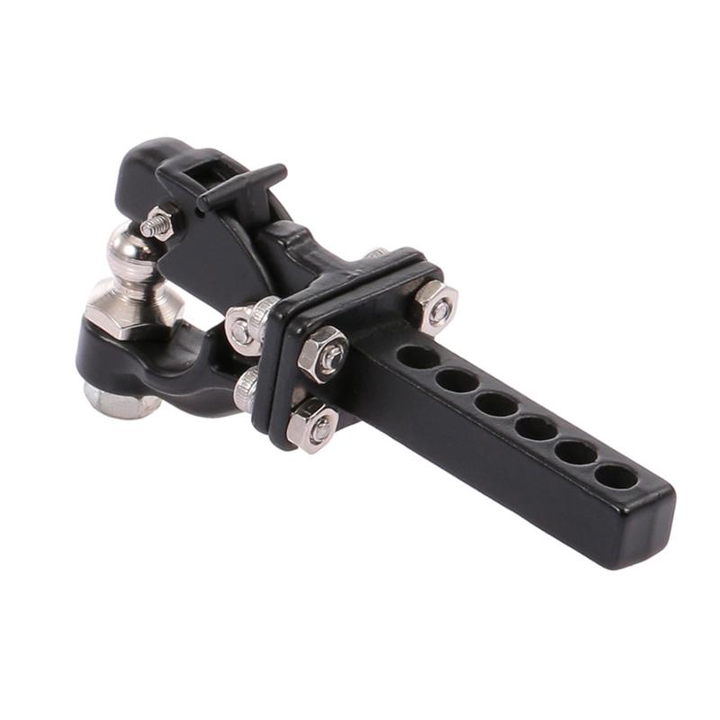 

Металевий буксирувальний гак для RC автомобіля, приймач зчіпного пристрою для 1/10 RC гусеничного автомобіля TRX4 TRX-6 G63 Axial SCX10ii 90046 D90, запчастини для оновлення чорний