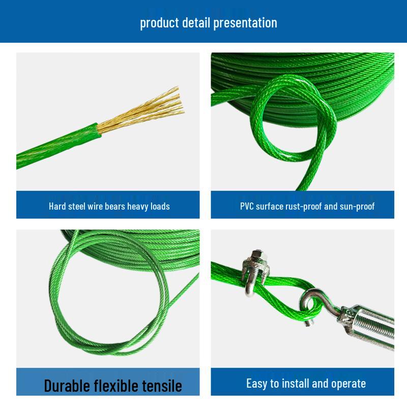 SOXW Plastic Coated Steel Wire Rope