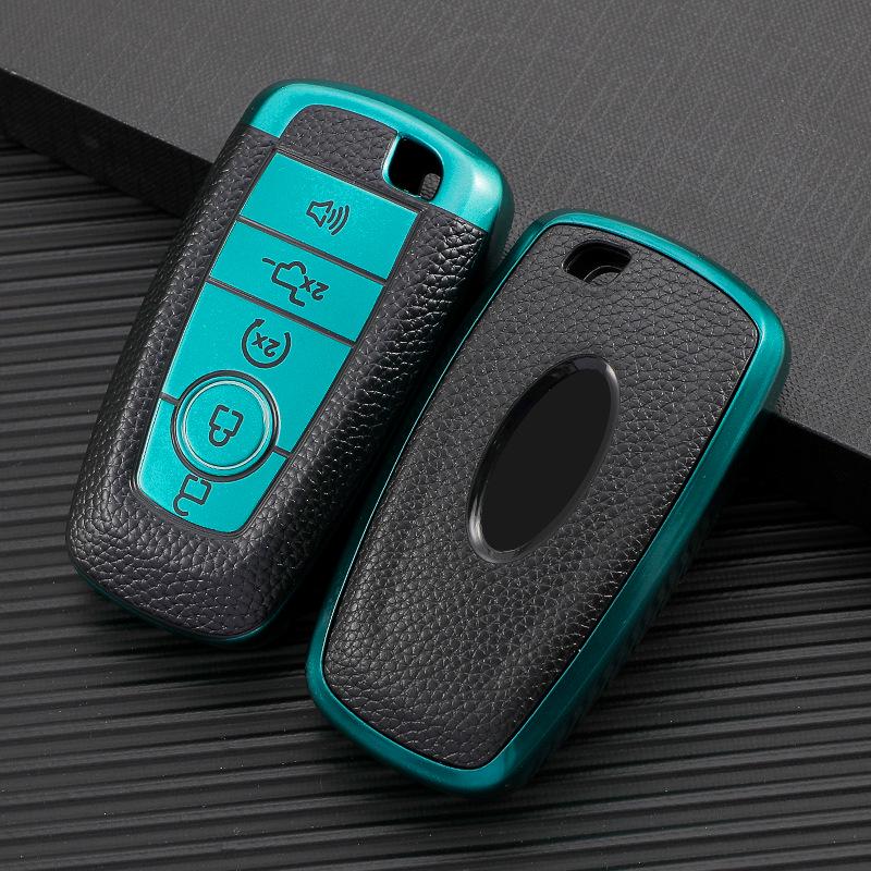 Ford Mondeo, New Focus, Edge, Everest, Ecosport Leather Key Cover