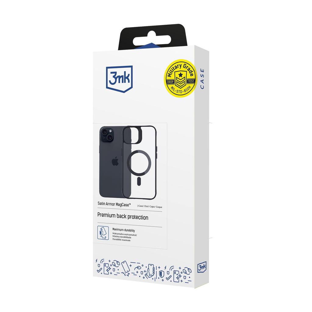 Apple Iphone 15 - 3Mk Satin Armor Magcase