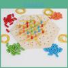 Wooden Triangular Chain Puzzle Toy For Kids Brain Training And Interactive Play