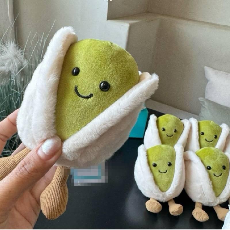 Plüschfigur Pistazie Weiches Stofftier Für Liebhaber Sammlung Dekoration Und