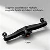 Adjustable Clamp Including Twin 17mm Ball Executives Accommodates Magnetic Holders and Wireless Charging Stands Ideal for Travel
