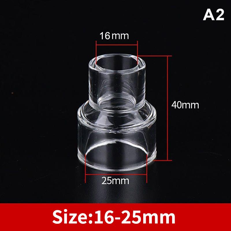 Clear Acrylic Pipe Variable Diameter Direct Connectors Water Tube Fittings Aquarium Fish Tank Garden Irrigation Accessories