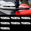 hbrz5 For Opel Opc Astra K Vivaro Corsa Zafira Insignia Mokka Car Rearview Mirror Sticker Emblem Decoration Auto Exterior Accessories
