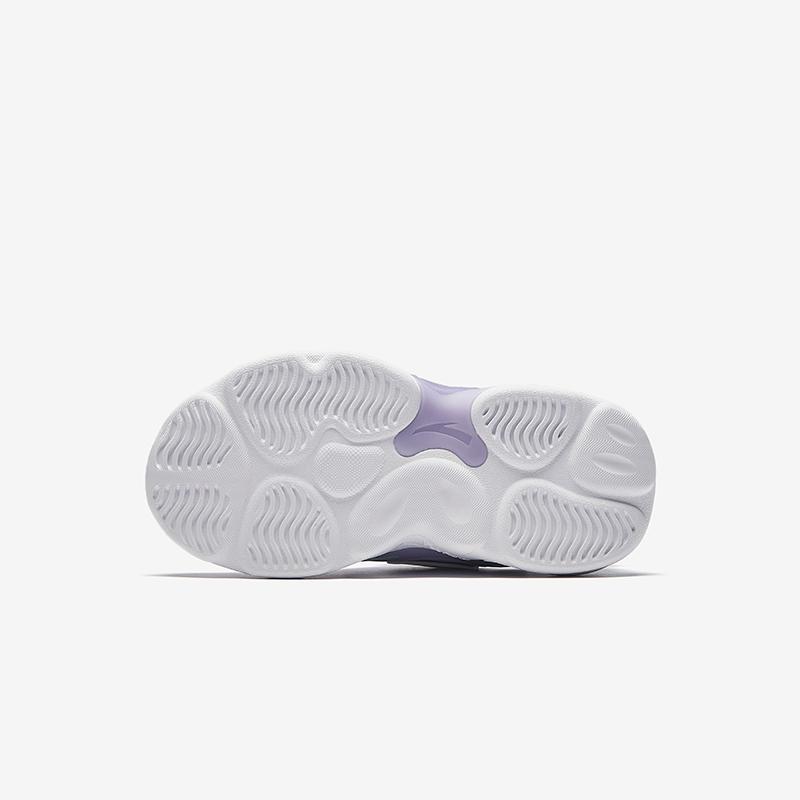 Anta Kids Synthetic Leather Mesh Comfortable Versatile Trendy Fun Light-Up Shoes Lightweight Shock Absorption Low-Top Kids Running Shoes A22449968