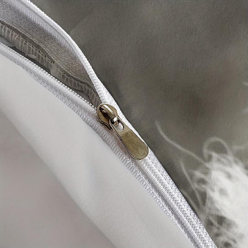 Highland Cattle Digital Printing Quilt Cover Bedding Set Quilt Cover Animal Three-Piece Set