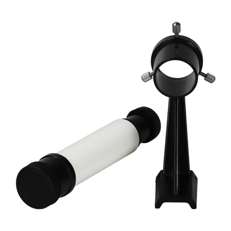 Accessori Telescopio Astronomico 5X24 Cannocchiali Cercatori Star Viewer Cannocchiale Cercatore Portatile con Staffa Base Supporto Montaggio