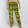 Pajama Pants Sleepwear Casual Drawstring Elastic Waist Pants Comfy Straight Yoga Loose Trousers
