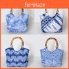 Bohemian Cotton Handcrafted Tote With Zipper Pocket For Casual Travel Use