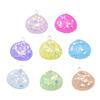 Jelly Resin Colorful Shell Earrings & Keychain Sequins Pendant - DIY Handmade Jewelry Accessories