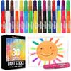 Zenacolor Lot De 30 Bâtons De Peinture Pour Enfants