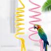 Flexible Budgie Chew Toy Cotton Parrot Hanging Braided Chew Rope  Cockatiel Swing Bite