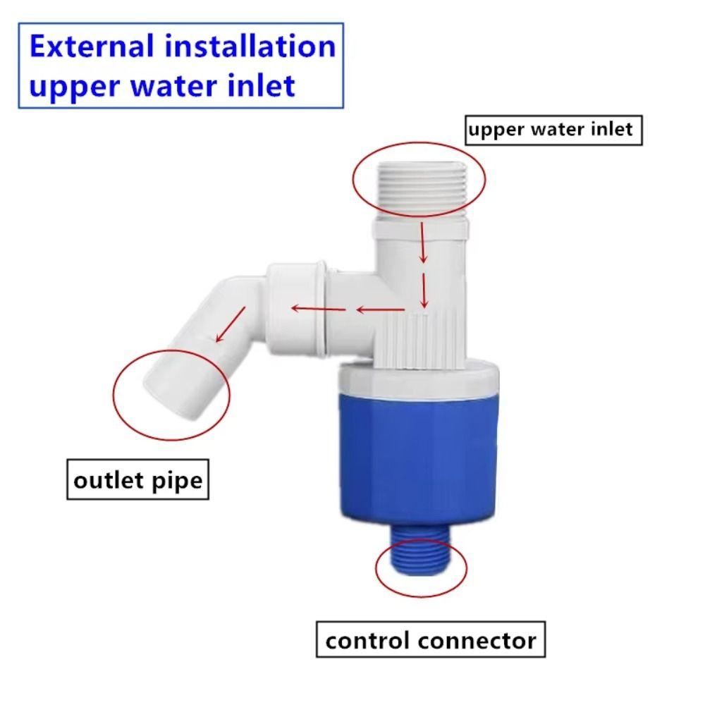 Adapter Automatic Water Level Control Valve Automatic Stop Inlet Valve Float Ball Valve  Pool