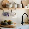 Xiaomi No-Drill Paper Towel Holder - Punch-Free Hanging Kitchen/Bathroom Tissue Roll Rack Cabinet Door Hook - Space Saving Easy Install