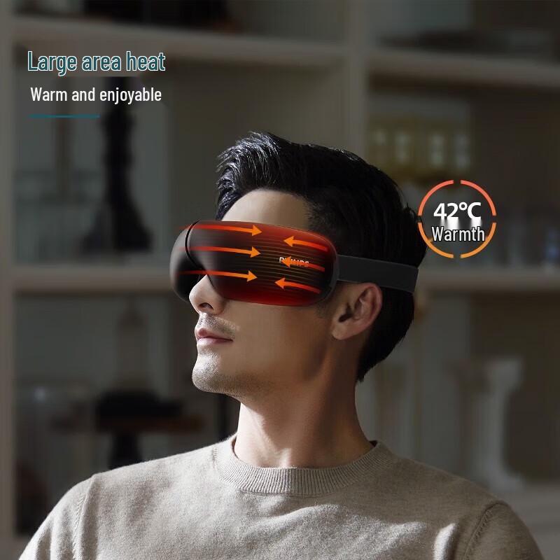 Philips PPM2302BK Smart Eye Massager with Heat and Air Compression CN Plug (adapter Included)