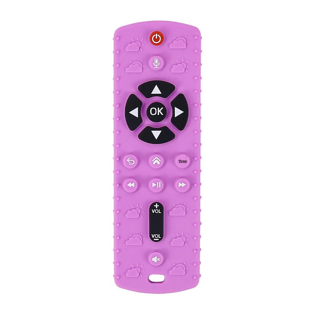 Silicone Teether Remote Control Toy for Babies 6+ Months