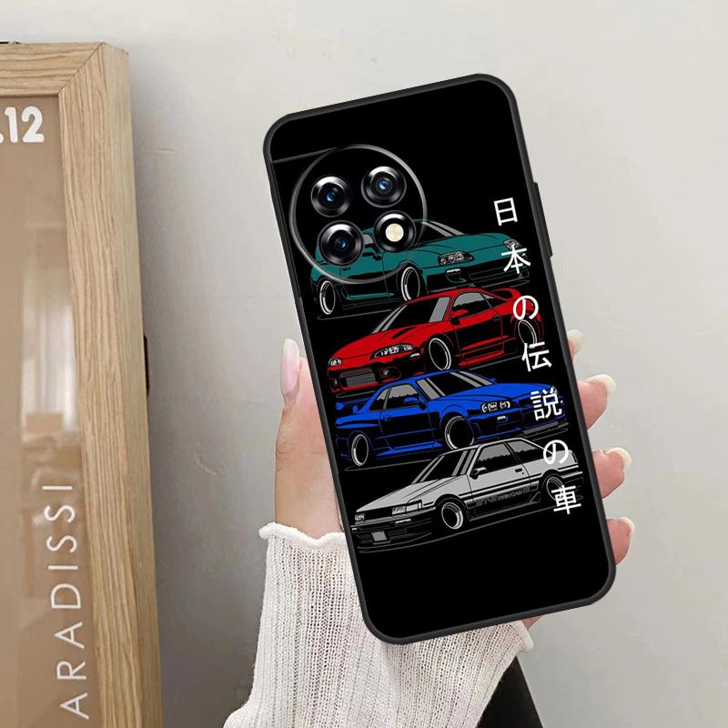 JDM Legend Drift Car Pouzdro Pro OnePlus 11 12 9 10 Pro 9R 10R 10T 12R OnePlus Nord N30 N20 N10 CE 4 2 3 Lite Kryt