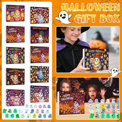 Advent 24-Day Countdown CalendarHalloween Countdown 24-Day Resin Ornament Series Calendar