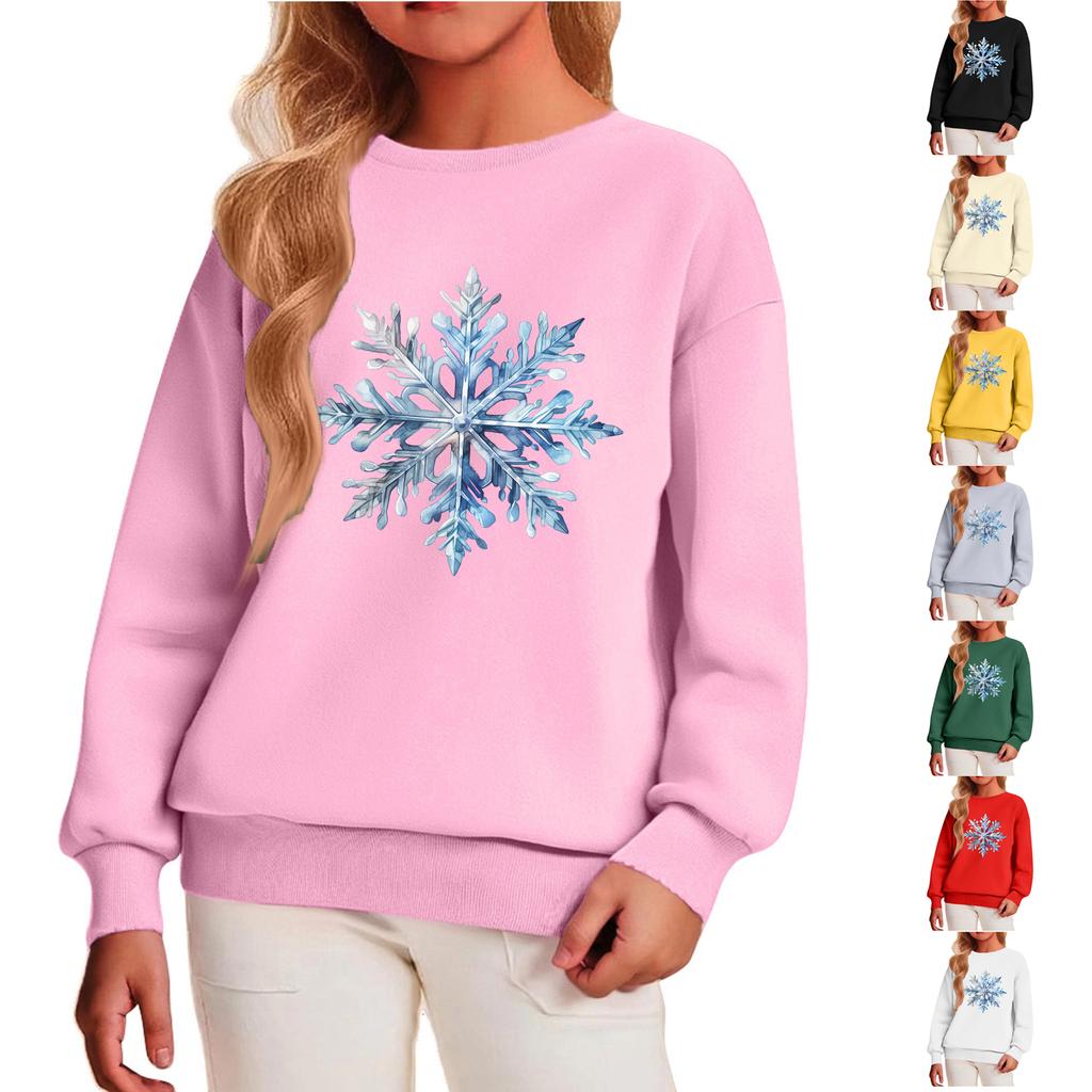 Детский повседневный пуловер с круглым вырезом и принтом, с длинными рукавами и капюшоном