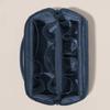 European-style minimalist popular practical large-capacity stylish storage bag for travel and commuting, striped three-dimensional makeup bag,