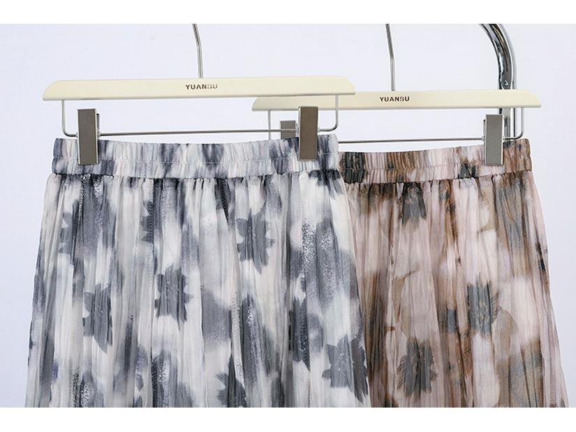 Fei Yuan Irregular Hem Midi Skirt - Women's Early Spring Fashion