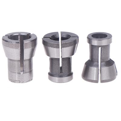 3 Pièces M17 6/6.35/8Mm Pince de Serrage Adaptateur de Mandrin de Haute Précision Accessoires pour Machine à Graver, Machine à Découper, Toupie, Fraiseuse