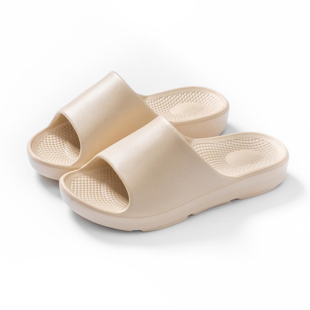 Fashion New EVA Slippers for Women's Summer Home Use Simple Indoor Slippers Soft Bottom Anti Slip Shower Slipper for Mens Mens Shoes