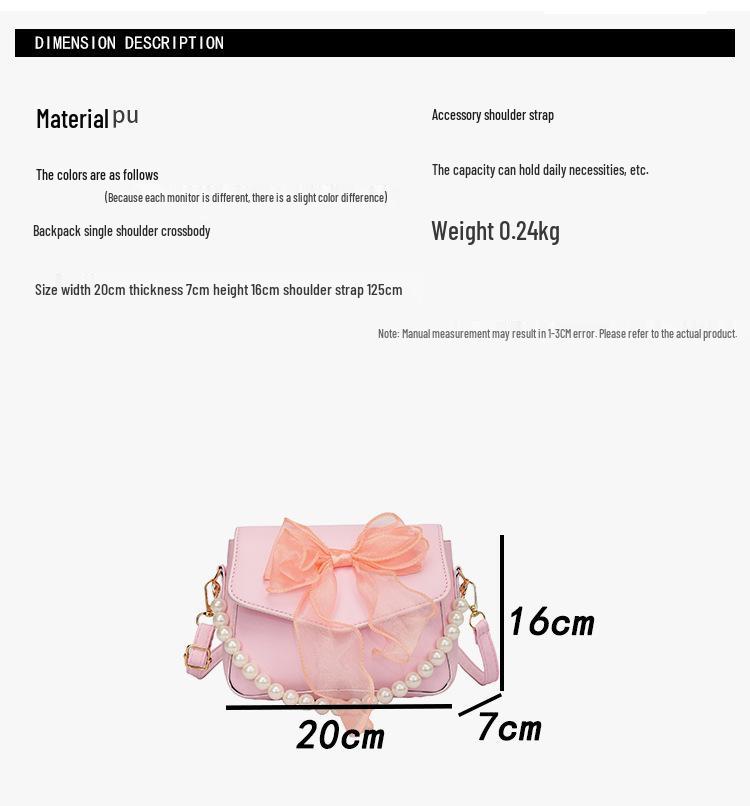 Versatile Bow Design Textured Underarm & Crossbody Bag