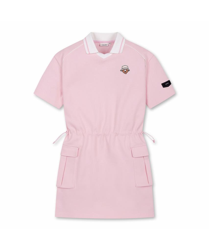 Goldeunbeeo (W) Pique Polo Collar One-Piece G5Uam26231Pix